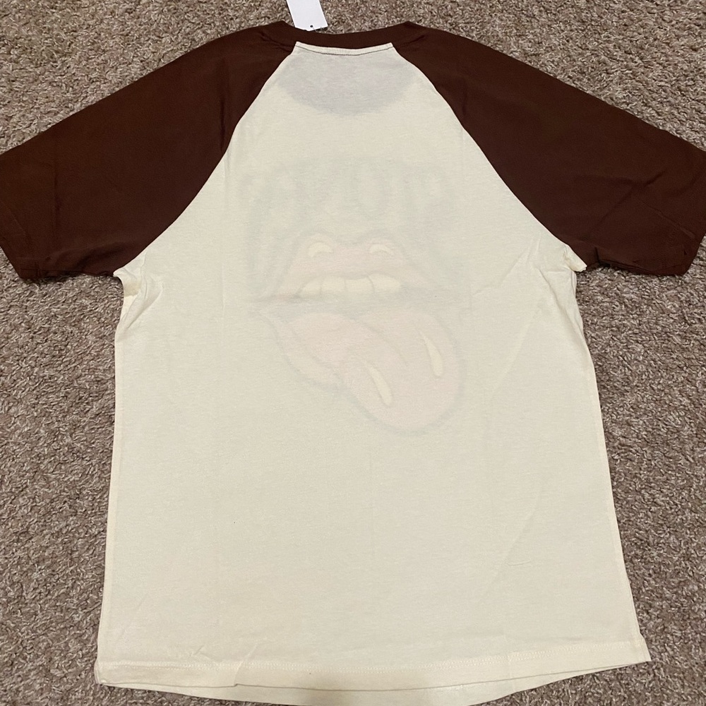 Urban Outfitters The Rolling Stones Raglan Tee - New Size S - Picture 6 of 8